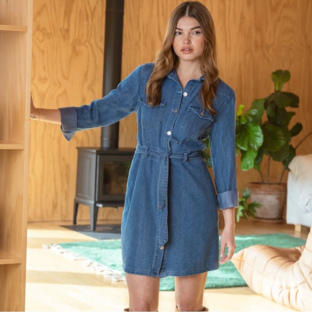 Denim dress